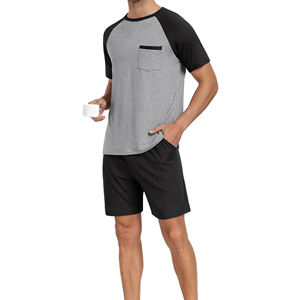 Camiseta de alta calidad, conjunto de pantalones cortos, conjunto doble de dos piezas, camiseta personalizada de verano y primavera, conjunto de pantalones cortos para hombre - Product Image 3