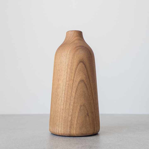 Nuevo Jarrón de Madera Decorativo Natural Alto para Mesa, Accesorios para Arreglos Florales, Jarrones de Madera Económicos para Flores Secas - Product Image 3