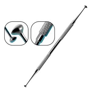 เครื่องมืออุดฟันแบบแมนนวลสองด้าน RWS INSTRUMENTS รุ่น RWS-DPI-4913 หัวทรงฟุตบอล ปลายแบน ทำจากสแตนเลส - Product Image 1