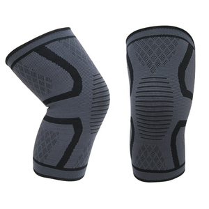 Haltérophilie Nylon Élastique Entraînement Conception Personnalisée Compression Genou Manches Formation Genou Soutien Genou Manches pour Cross Fitness - Product Image 4