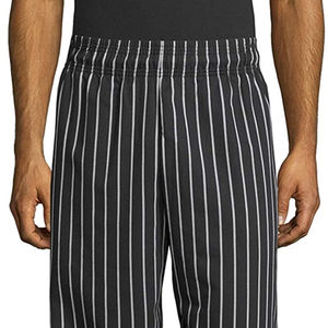Nuevo mejor restaurante profesional hombres pantalones de cocina Chef uniforme cocina desgaste Chef pantalones para restaurante y Bar diseños personalizados - Product Image 3