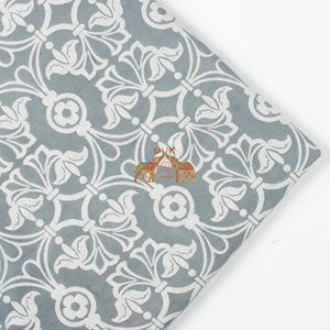 Nouvelle collection de tissus en coton Kashish imprimés à la main en Inde, motifs floraux, couleurs naturelles, tissu en coton Kashish multi-usages - Product Image 4