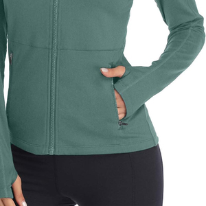 Women's <b>Yoga</b> <b>Jacket</b> Fitness Wear Eco-Friendly Windproof Breathable Lightweight Spandex/Polyester/Nylon Trending High Quality - Product Image 6
