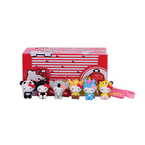 Venta al por mayor plástico Anime llaveros personalizados Hellokitty llaveros niños regalos para niñas niños Sbabam - Product Image 1