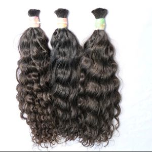 Indian Raw Temple Virgin Water Wave 100% Extensiones de cabello Remy doble dibujado Cutícula sin procesar Onda del cuerpo alineada Onda profunda - Product Image 4