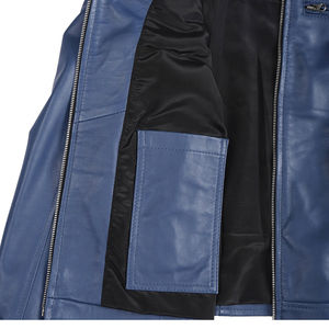 Breathable Outdoor Wear Heavyweight Best Quality <b>Long</b> Sleeve Front Zipper Regular Wear Side Pockets <b>Leather</b> <b>Jacket</b> For Women's - Product Image 6