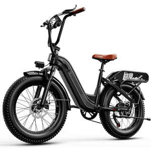 Vélo électrique neuf pour adultes, moteur 1500W, batterie amovible 48V 18Ah, pneus larges de 20 pouces, transmission à 7 vitesses - Product Image 2