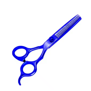 Blue Color Coated German Steel <b>Hair</b> <b>Scissors</b> Barber <b>Scissors</b> Straight Blade Super <b>Cut</b> Shears Super <b>Cut</b> <b>Hair</b> <b>Scissor</b> - Product Image 1