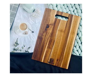 Tabla de cortar de madera Premium de proveedores de Vietnam: bambú con mango, de larga duración, ecológica para pedidos de cocina a granel - Product Image 4