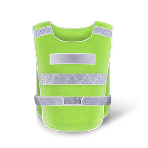 Hi vis Reflective Work Security Clothing Construcción Traffic Safety Jacket Chaleco reflectante con logotipo personalizado - Product Image 4