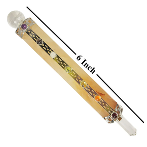 Meilleure qualité Offre Spéciale produits en cristal naturel Reiki baguette de guérison en améthyste crayon en pierre de cristal naturel - Product Image 3