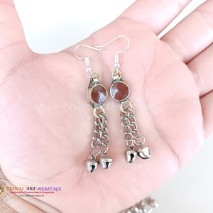 ต่างหูชนเผ่า kuchi สีเงินเยอรมันส่งออกเครื่องประดับอัฟกานิสถาน - Product Image 4