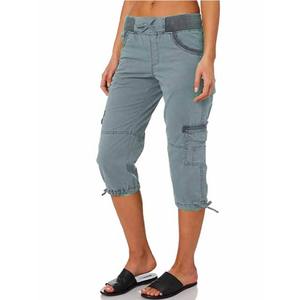 Pantalon court d'été pour femmes Pantalon cargo pour femmes Pantalon court Harem Jogging Beam Foot Fitness Multi-poches, pantalon d'extérieur - Product Image 3