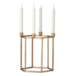 Nordic Style Metal Candle Holders with Stone Pillar Pattern Wedding Christmas Table Decorative <b>Candlesticks</b> Home Decor Lanterns - Product Image 5