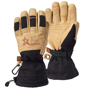 Gants de ski de haute qualité nouveau style couleur unie gants de ski en gros gants de ski légers - Product Image 1