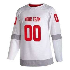 Uniforme de hockey sobre hielo de alta calidad, ropa deportiva de manga larga, 100% poliéster, ligero, logotipo personalizado y nombre del equipo Oem - Product Image 3