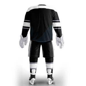 Uniforme de hockey sobre hielo personalizado de alta calidad Diseño profesional 2024 MOQ bajo para su propio equipo Ropa de hockey sobre hielo de alta calidad - Product Image 3