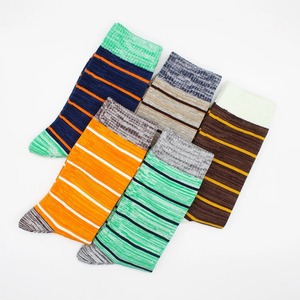 Size Casual Fashion Cotton Funny Long <b>Men</b> <b>Socks</b> Contrast <b>Color</b> Rainbow Larger Size Stripe <b>Socks</b> for <b>Men</b> - Product Image 2