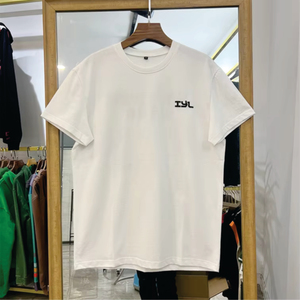 เสื้อยืดทรงโอเวอร์ไซส์สำหรับผู้ชายเสื้อยืดผ้าฝ้ายแท้พิมพ์ลายได้เอง - Product Image 3