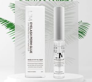 Lashmonster Easy Fix Perm High Viscosity Professional Eyelash <b>Glue</b> with Brush Applicator Beginner-Friendly <b>Liquid</b> Formula - Product Image 2