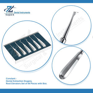Juego de Elevadores de Raíces Luxating, 06 Piezas/Juego, Elevadores de Extracción Dental Manuales de Acero Inoxidable, Alta Calidad, Certificación CE, Clase I - Product Image 4