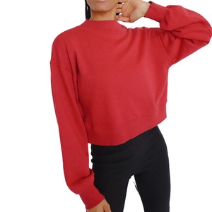 Women Warm Mock Neck Sweatshirt Soft Fleece Top - Product Image 1