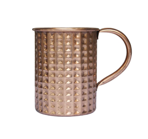 Tasse de bière en forme de tapis en cuivre et marteau de Moscou, idéale pour les cocktails à la bière et les cadeaux - Product Image 1