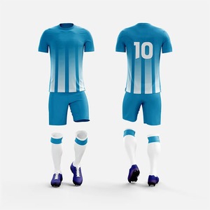 Uniforme de Fútbol Personalizado 2025, Talla Grande, Jersey Impreso, 100% Poliéster Malla, Ropa Deportiva de Alta Calidad para Clubes y Equipos con Logotipo Personalizado - Product Image 2
