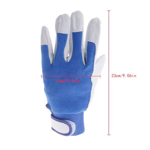 Guantes de trabajo de cuero Hombres Mujeres Heavy Duty Utility Work Guantes de jardinería Diseño a prueba de espinas Construcción de jardín - Product Image 6