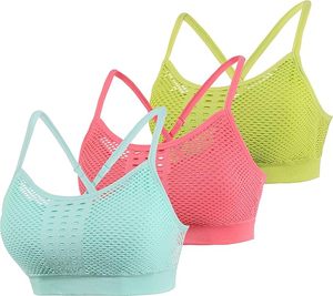 Soutien-gorge de sport yoga pour femmes grande taille, col rond, maintien élevé, écologique, antichoc, coussinets amovibles, extensible dans les quatre sens, léger - Product Image 6