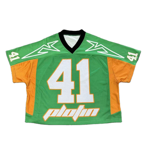 Maillot de football américain Customize Top Quality Quick Dry V Neck Mesh Polyester Sublimation Printing Jersey for Men - Product Image 1