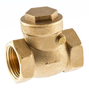 Latón duradero Válvula de retención horizontal ASTM de 1 pulgada Control de flujo a prueba de fugas para aplicaciones industriales - Product Image 5