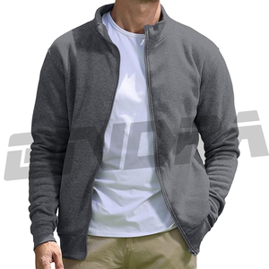 new mens sweat <b>jacket</b> pullover sweatshirt zip up outdoor casual style <b>lightweight</b> soft fabric comfy fit modern design trend - Product Image 3