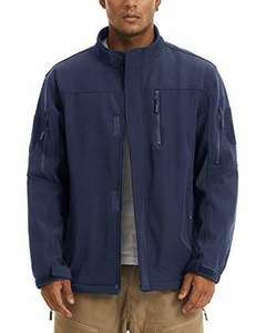 Chaqueta Táctica Softshell Personalizada para Hombre, Resistente al Agua y al Viento, Talla Grande, con Forro Polar, Cierre de Cremallera, Ropa de Trabajo con Bolsillos para Invierno - Product Image 3