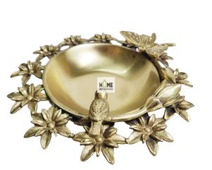 Bols de service de fruits de décoration de Table d'oiseau en or de luxe faits à la main nouveaux bols fantaisie de styliste - Product Image 1