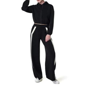 Sudaderas con Capucha y Cremallera Completa para Mujer, 100% Algodón, Chaqueta Corta de Invierno, Bordado Personalizado, Cuello Alto, Forro Polar - Product Image 4