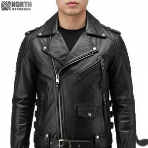 100% Original Premium Leather <b>Racer</b> Bomber Jacket High Quality Custom OEM Front Camouflage Unisex - Product Image 1