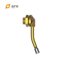 Capuchons de valve de pneu en métal DFK pour bus et camions lourds - Acier inoxydable/Laiton Certifié ISO9001 Ajustement universel