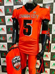 Maillot de football américain fan jersey parent sublimation attirail broderie sergé plus taille support personnalisé Fabriqué en usine au Punjab - Product Image 3