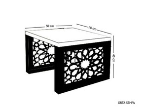 New Arrival Seljuk Geometric Laser Cut Metal Leg Executive Office Desk Set for Corporate Commercial Office Use - Product Image 4