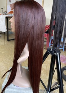 100% perruques de cheveux humains 13x4 13x6 dentelle transparente perruque de cheveux humains pre-plucked dentelle perruque os lisse - Product Image 6