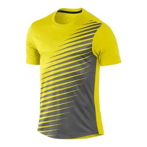 2024 latest fashion designer yellow t shirts short sleeve crewneck men's t-shirts cheap price men's tee shirts