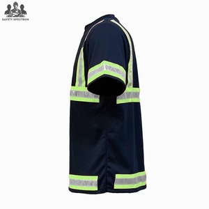 Camiseta de Seguridad Reflectante de Alta Visibilidad 100% Algodón para Hombre a Precios de Fábrica - Product Image 3