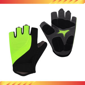 Gants de course réfléchissants demi-doigts pour hommes Gants de vélo de sport pour haltérophilie Cyclisme Couleur arc-en-ciel-Hommes Femmes - Product Image 2