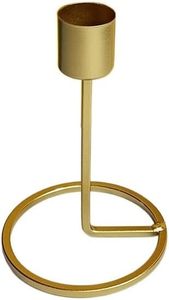 Modern Gold Metal <b>Large</b> Dinner Votive Holder High Quality Handmade Simple Style Pillar Candelabra Customizable Print Home Use - Product Image 3
