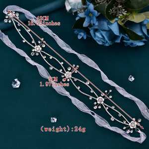 Diadema Bridella BHP548-S Plateada con Pedrería, Perlas y Diseño Floral, Ajuste Cómodo para Bodas, Bailes de Graduación y Eventos Formales - Product Image 1