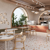 Comptoir de caisse pour le commerce de détail, présentoir LED, table basse, vitrine, mobilier d'hôtel, mobilier de restaurant, mobilier de bar, chariot alimentaire