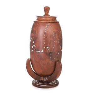 Urna para quemar fractal, caja de resina de palisandro, urna pequeña grande para cenizas humanas, urna de cremación única de lujo, contenedores para mascotas - Product Image 3