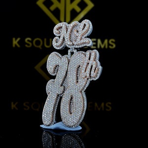 Hot Hip Hop Jewelry VVS Moissanite Diamond Iced Out Custom Credit Card Pendant 925 Sterling Silver Solid Party Hiphop Geometric - Product Image 2