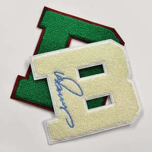 Patchs brodés 3D en forme de flèche verte, logo graphique en diagonale vers le haut, patchs brodés haute définition pour hommes ou femmes, nouveauté - Product Image 4